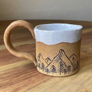 Handmade Mountain Mug